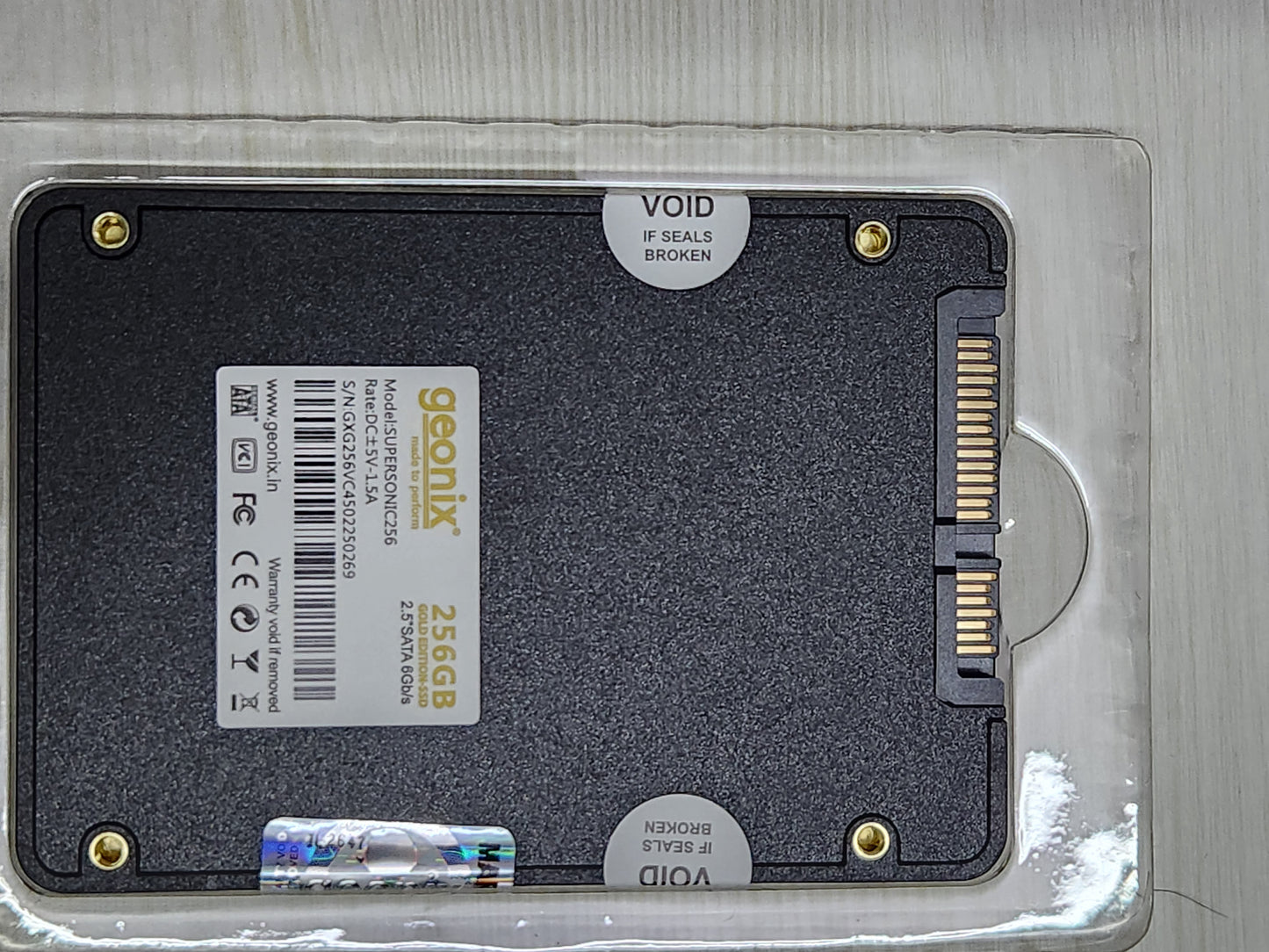 Geonix 256 GB Supersonic SSD Gold Edition