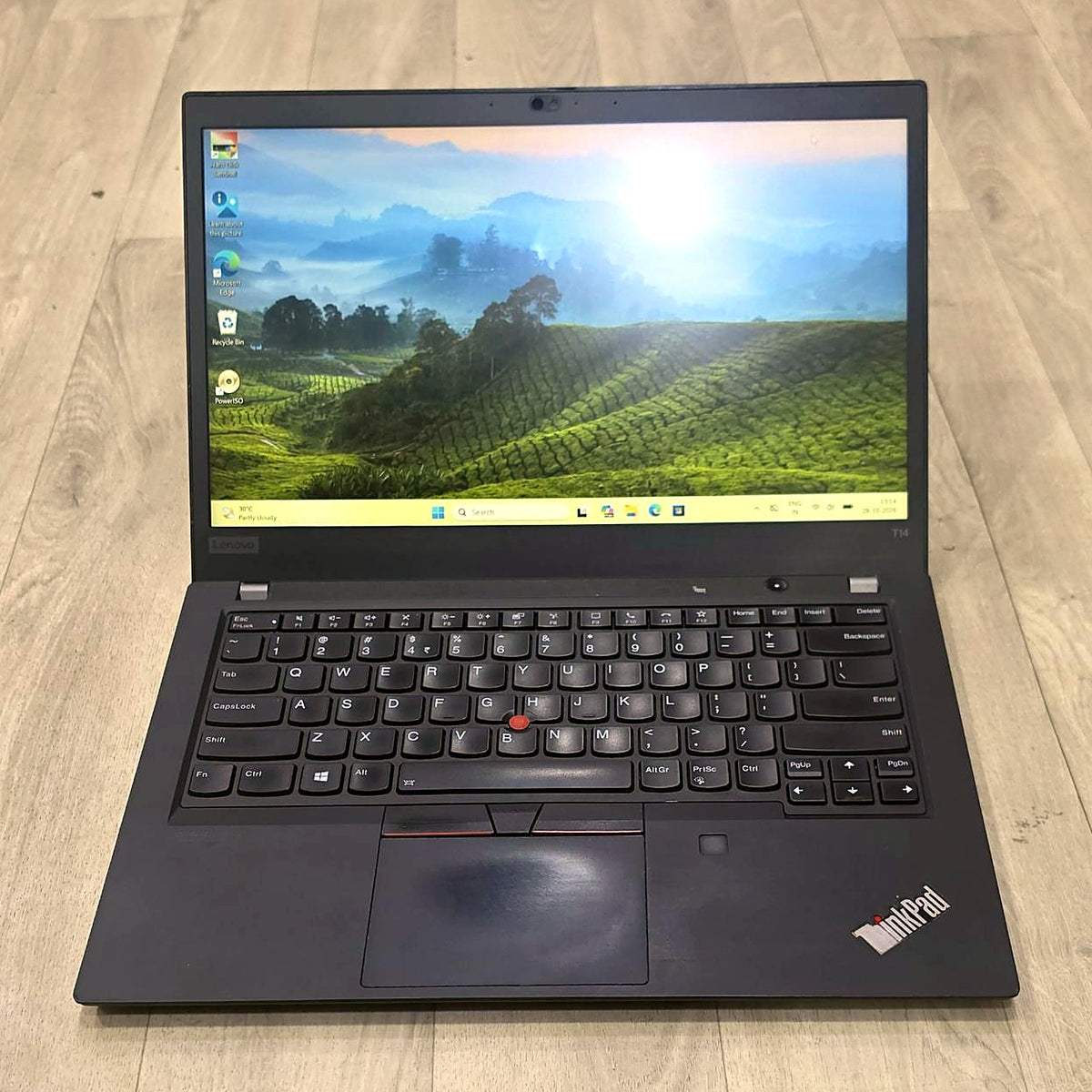 Lenovo ThinkPad T14 Gen 2 refurbished laptop front view - Nutech Service